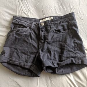 H&M navy denim shorts